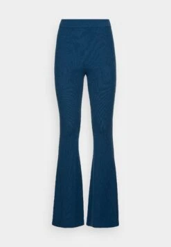Marc O'Polo PANTS LONG FLARED - Spodnie Materiałowe - Glacier Blue