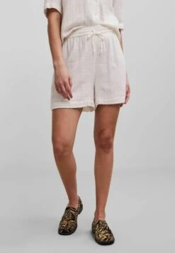 Pieces TINA HW BC SWW - Szorty - Cloud Dancer