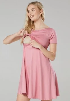 Sukienka Letnia - Pink -Ulla Popken Sklep 4c11f0217bd347c499c46e08fc0f2f36