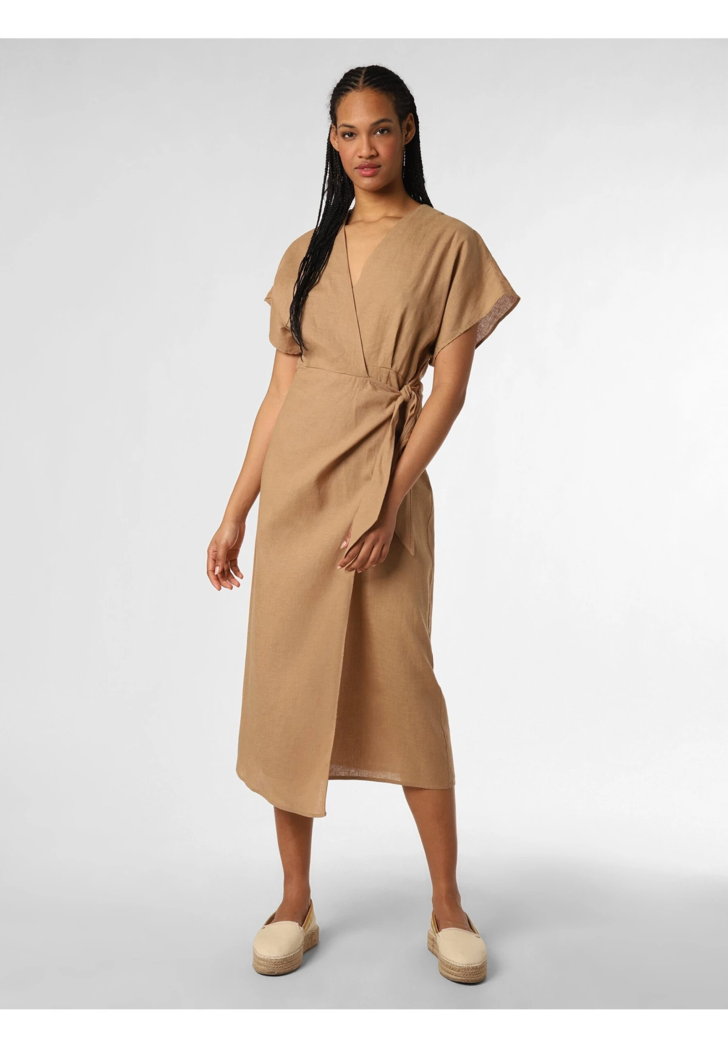 APRIORI - Sukienka Letnia - Camel 1 APRIORI - Sukienka Letnia - Camel