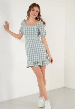 LELA REGULAR FIT - Sukienka Letnia - Mint 9 LELA REGULAR FIT - Sukienka Letnia - Mint -Ulla Popken Sklep 4c5556e1fbf14ff69e5fe27e5314614d