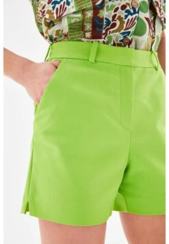 WITH POCKET - Szorty - Neon Green -Ulla Popken Sklep 4e266b8b076443dfa3be2b55f79bc42b