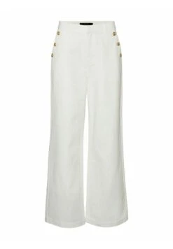 Vero Moda HIGH WAIST - Jeansy Dzwony - Snow White -Ulla Popken Sklep 4e2ef3b5041f4f8c9f7bdadf1b62a0f5