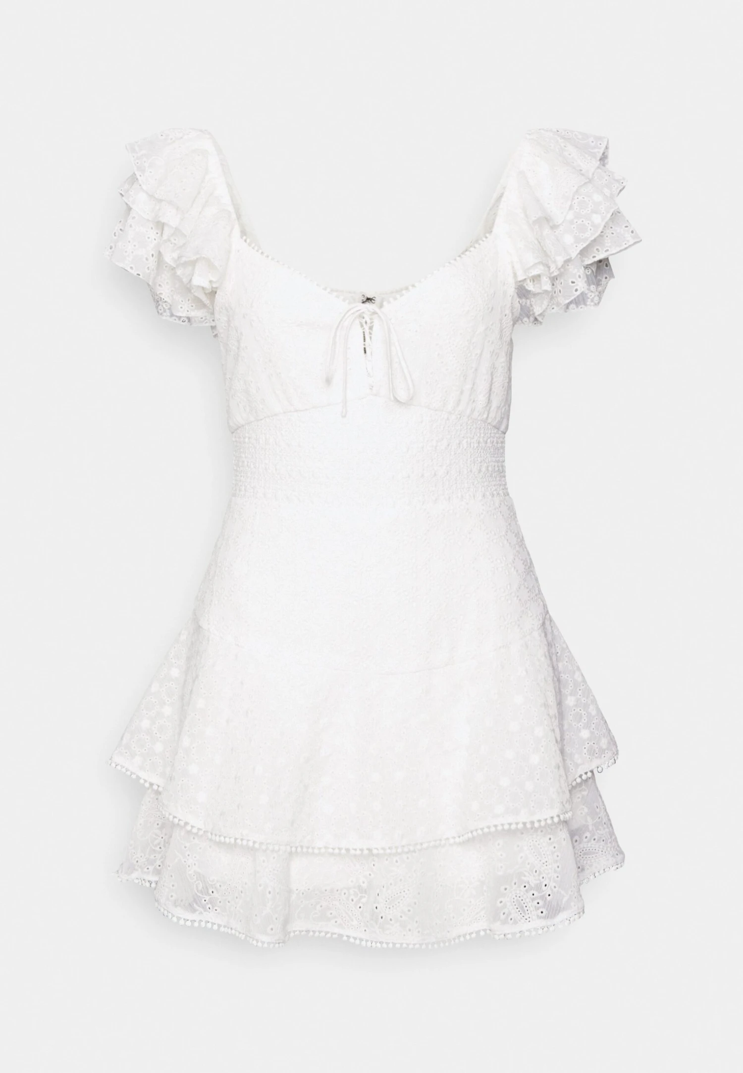 Alice + Olivia HARTFORD BUSTIER ROMPER - Sukienka Letnia - White 7 Alice + Olivia HARTFORD BUSTIER ROMPER - Sukienka Letnia - White - obrazek 7