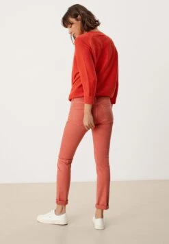 S.Oliver MIT SATTELBUND - Jeansy Slim Fit - Light Orange -Ulla Popken Sklep 4f4e8e2399ff4926b0e476f974435afb