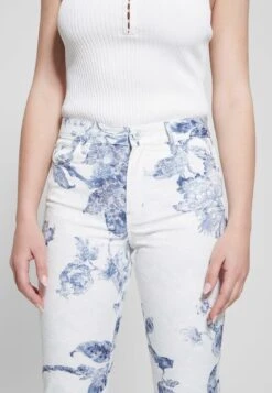 Guess BLUMENPRINT - Spodnie Materiałowe - Hellblau -Ulla Popken Sklep 505d9e2623044ea4972c18bd1d2c0690