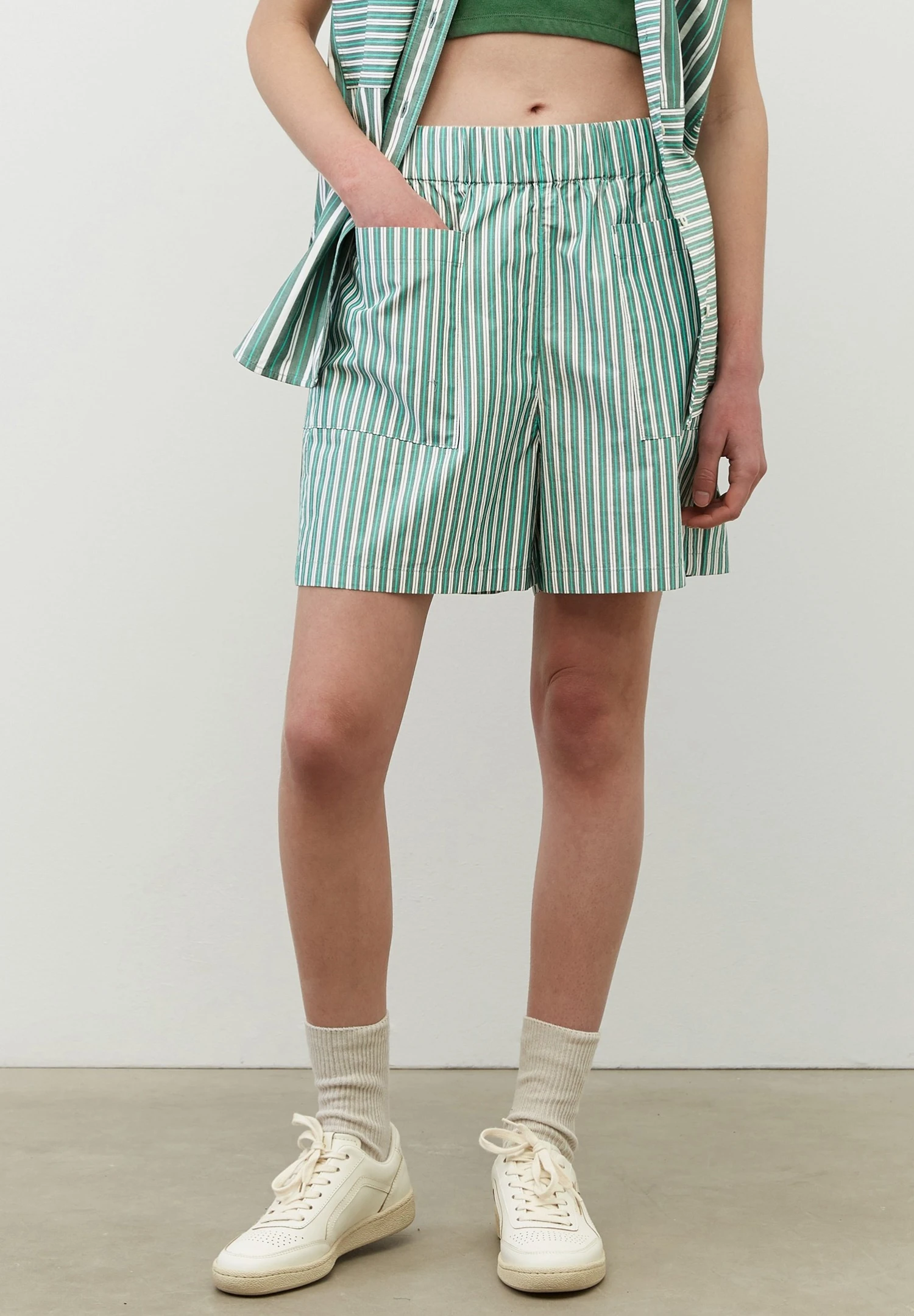 Marc O'Polo DENIM Szorty - Multi Tender Buds 2 Marc O'Polo DENIM Szorty - Multi Tender Buds - obrazek 2