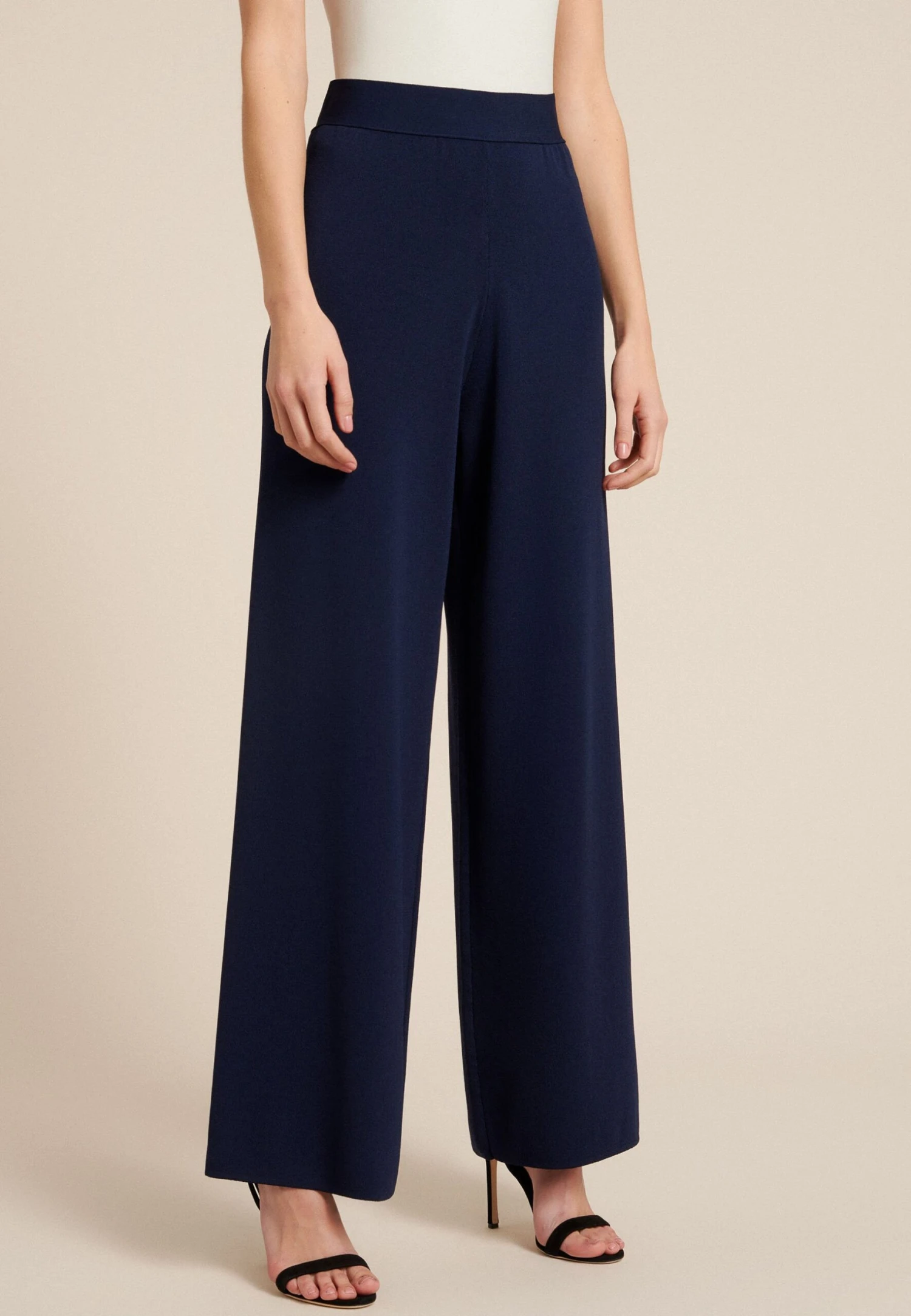 LUISA SPAGNOLI CARUBA - Spodnie Materiałowe - Blu 3 LUISA SPAGNOLI CARUBA - Spodnie Materiałowe - Blu - obrazek 3