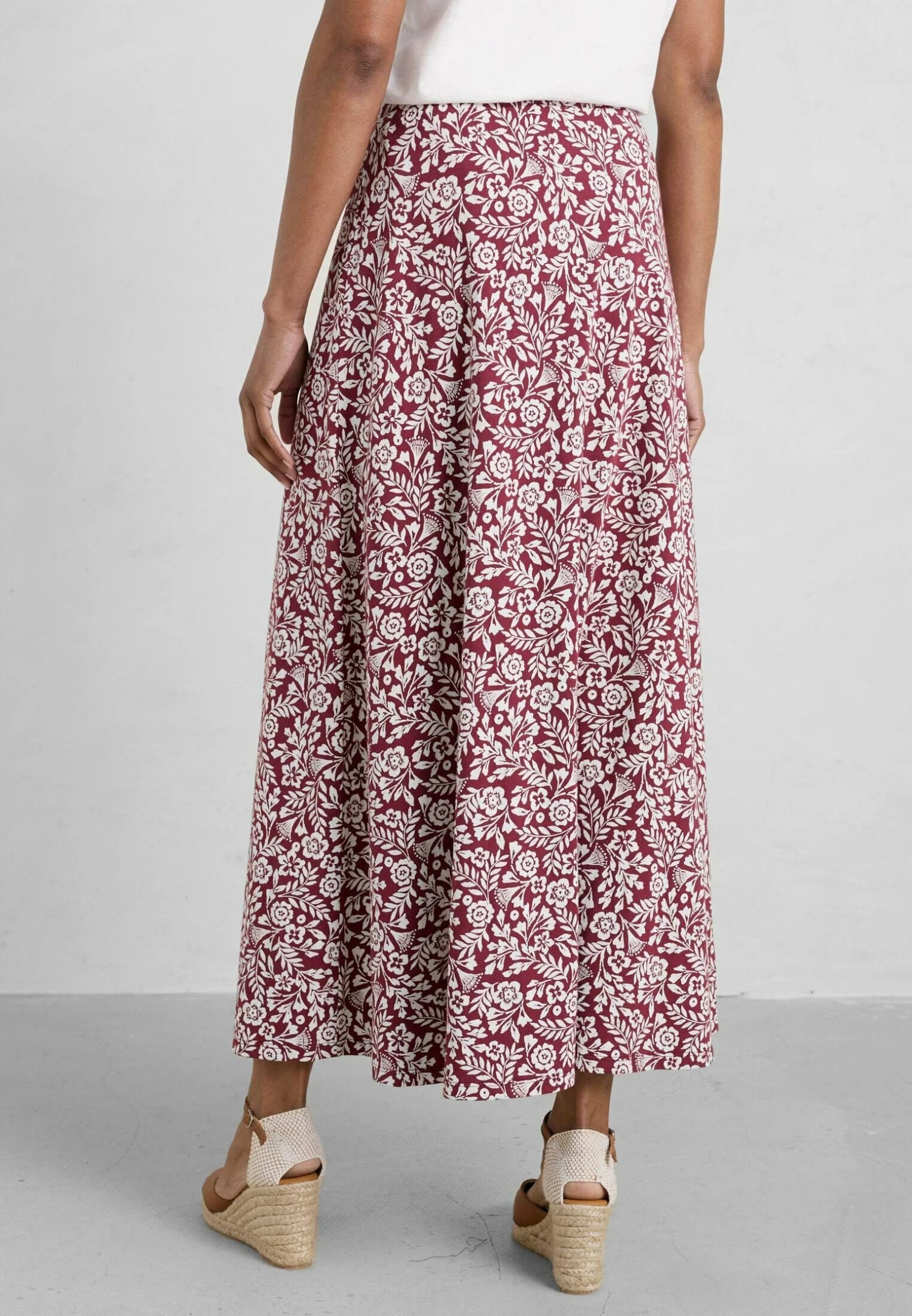 Długa Spódnica - Carved Floral Dulse 3 Długa Spódnica - Carved Floral Dulse - obrazek 3