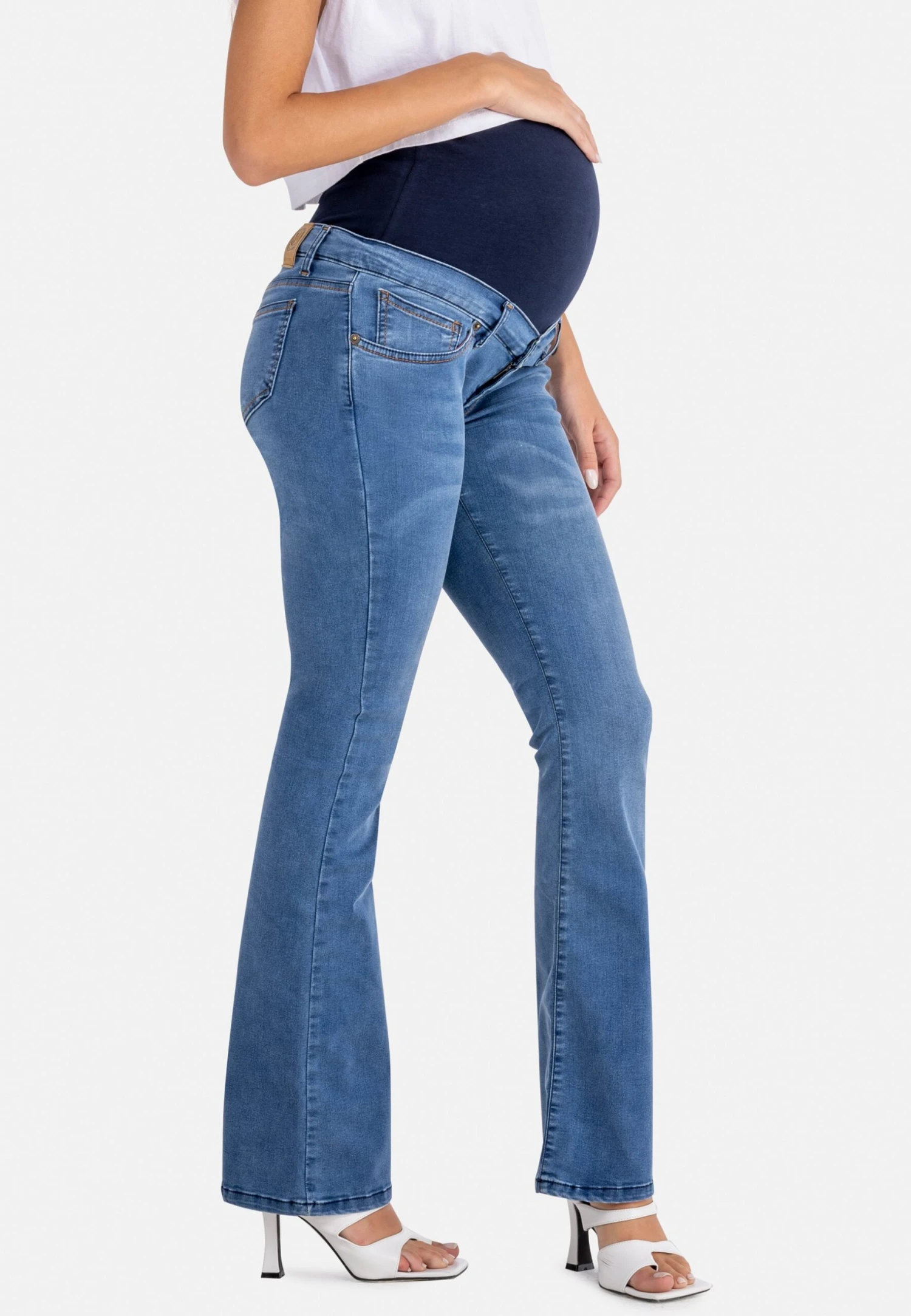 OVER THE BUMP TORINO DELUXE - Jeansy Bootcut - Light Wash 1 OVER THE BUMP TORINO DELUXE - Jeansy Bootcut - Light Wash