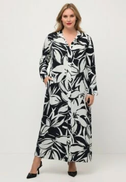 Ulla Popken Długa Sukienka - Zwart