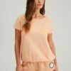 Diverse CLTN - T-shirt Z Nadrukiem - Peach