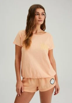 Diverse CLTN - T-shirt Z Nadrukiem - Peach