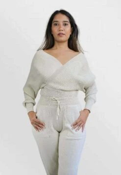 SET - Sweter - Beige -Ulla Popken Sklep 57ddbb6f8ef640e88e6490267e6bebf9