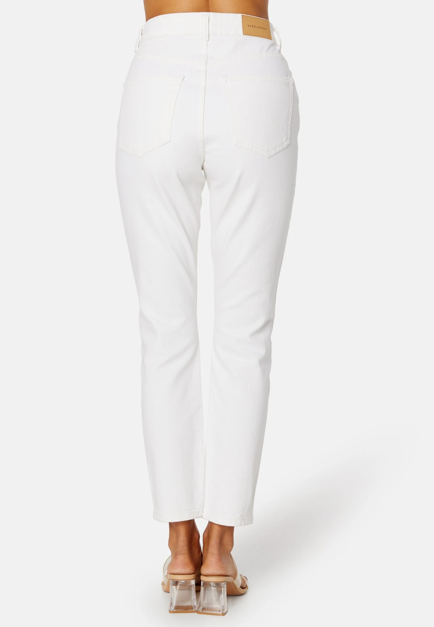 LORI - Jeansy Slim Fit - White 3 LORI - Jeansy Slim Fit - White - obrazek 3