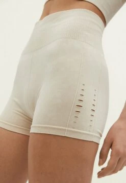 Stradivarius FADED EFFECT HOT WITH PERFORATIONS - Szorty - Stone 10 Stradivarius FADED EFFECT HOT WITH PERFORATIONS - Szorty - Stone -Ulla Popken Sklep 5e02001b199740389e768ae5fedc1f55