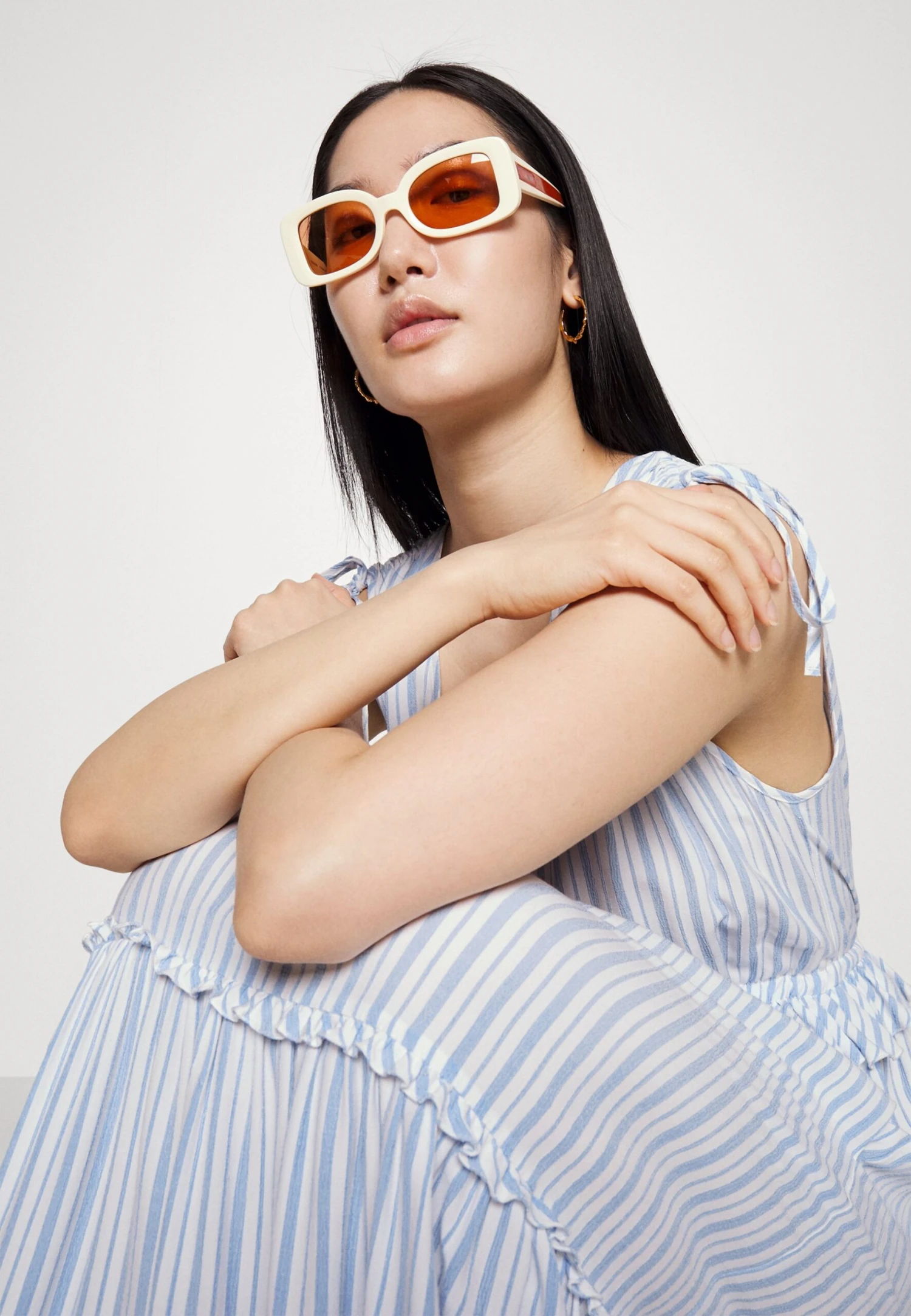 RIANI KLEID - Sukienka Letnia - Blue Delight Patterned 5 RIANI KLEID - Sukienka Letnia - Blue Delight Patterned - obrazek 5