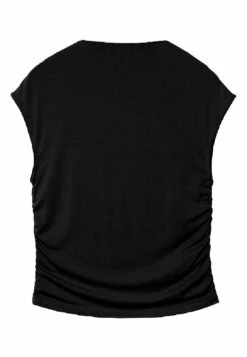 Stradivarius GATHERING - T-shirt Basic - Black 12 Stradivarius GATHERING - T-shirt Basic - Black -Ulla Popken Sklep 5f6293bacd2a48beb70c566b528f5fba