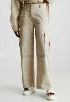 Calvin Klein Jeans PRINTED - Bojówki - Landscape Aop