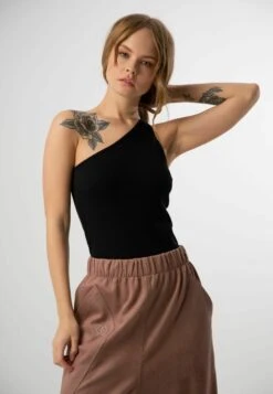 Top - Black -Ulla Popken Sklep 601183bb189941889204be1e9ffab826