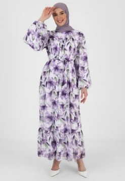 MODEST REFKA - Długa Sukienka - Multi Coloured