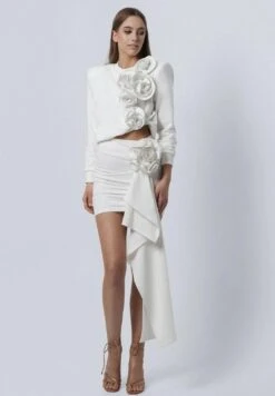 WILSON - Spódnica Mini - Ecru -Ulla Popken Sklep 6233c69975eb47dbba675af7110d8ca4