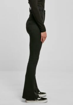 URBAN CLASSICS SUPER STRETCH - Jeansy Bootcut - Black Stone Washed -Ulla Popken Sklep 633c8e399a9749acbb03eeccc2b8fc88