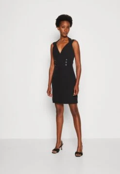 Guess AMANDA BODY ICON DRESS - Sukienka Etui - Black