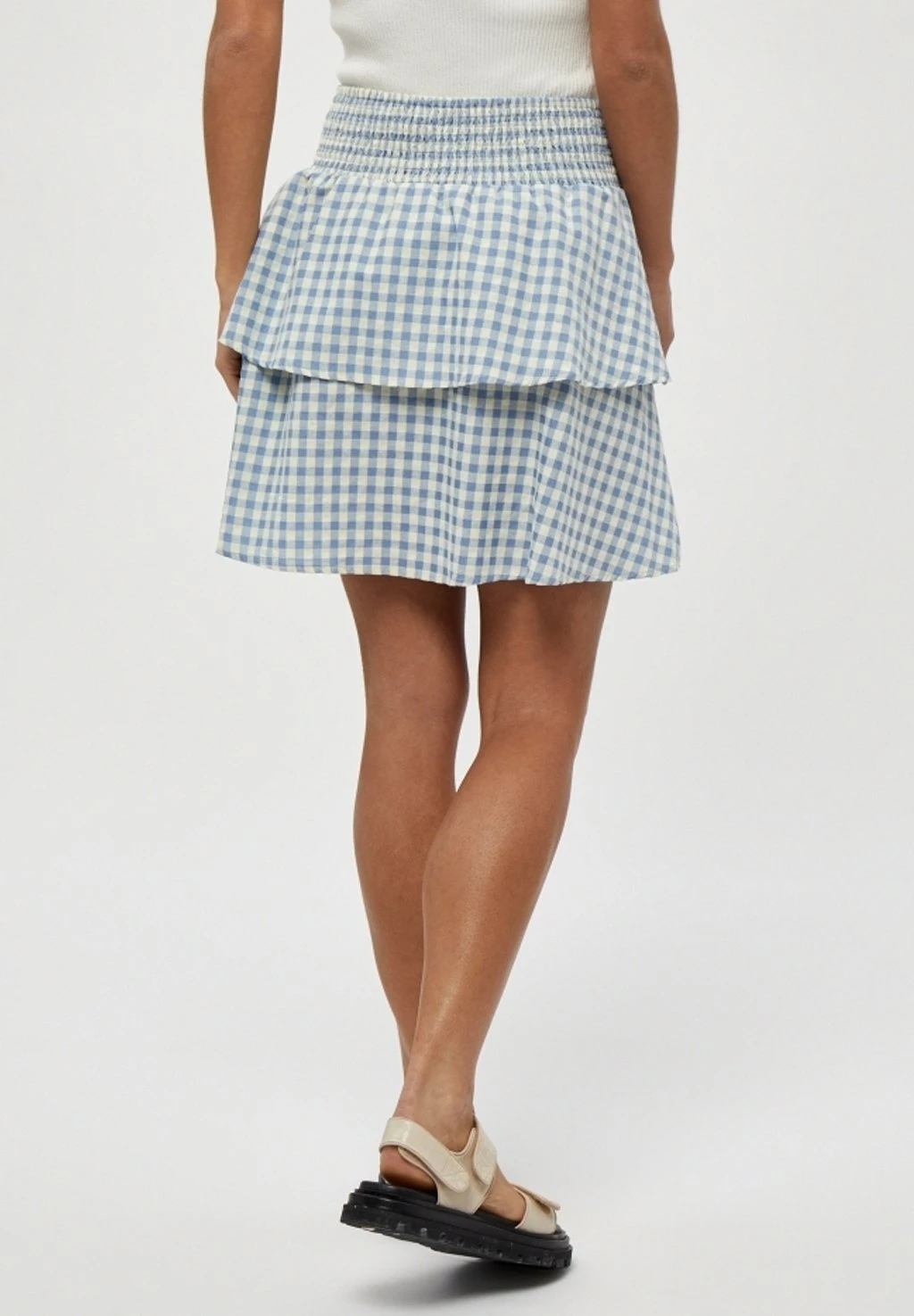 Minus VALIKA - Spódnica Trapezowa - Blue 3 Minus VALIKA - Spódnica Trapezowa - Blue - obrazek 3