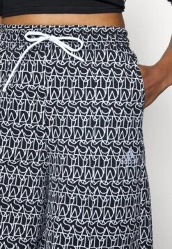 Adidas Sportswear GRAPHIC CULLOTE - Szorty - Black/white/white -Ulla Popken Sklep 6571ba47103741f29d645041f18e5eda