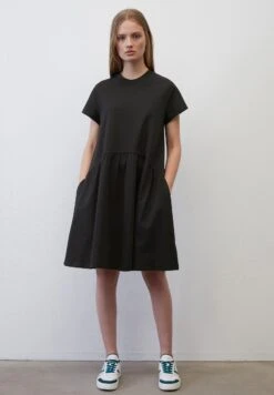Marc O'Polo DENIM STIL LOOSE - Sukienka Z Dżerseju - Black 9 Marc O'Polo DENIM STIL LOOSE - Sukienka Z Dżerseju - Black -Ulla Popken Sklep 691dd2f4afbd44b191c71187c55907a0