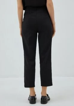 Koton STITCH DETAIL - Spodnie Materiałowe - Black -Ulla Popken Sklep 695407dc34294222b9779f68bf98be14