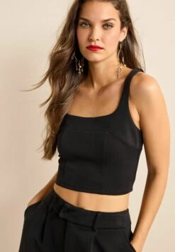 Next CROPPED - Top - Black