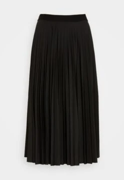 ESPRIT PLISSEE SKIRT - Spódnica Plisowana - Black -Ulla Popken Sklep 6c8fdfdd668941e3ad87d5e681fd979b