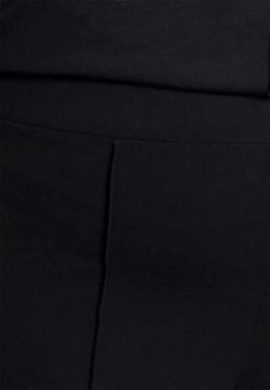 ONLY CARMAKOMA CARELORA SLIT PANT - Spodnie Materiałowe - Black -Ulla Popken Sklep 6d6fc5fb7b7c49e58eae1e209fef690b