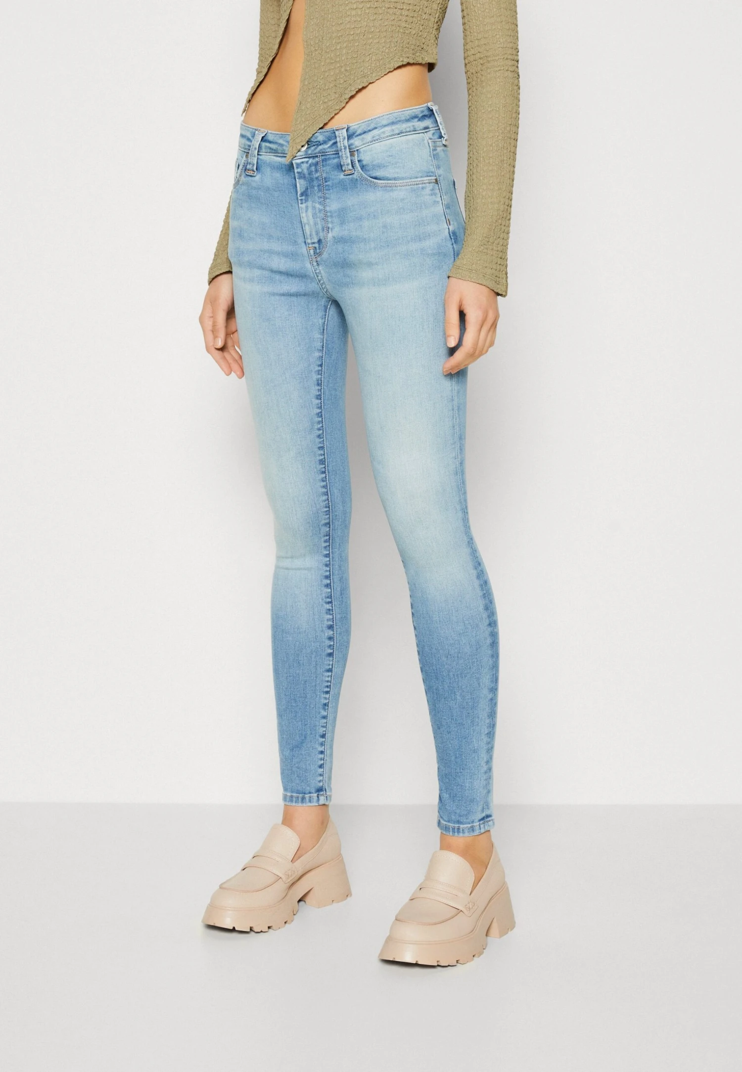 Pepe Jeans Jeansy Skinny Fit - Denim 1 Pepe Jeans Jeansy Skinny Fit - Denim