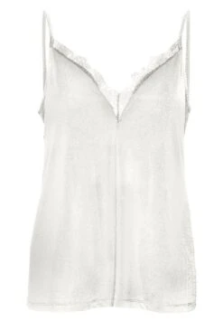 Vero Moda VMALBERTA INSERT SINGLET - Top - Snow White