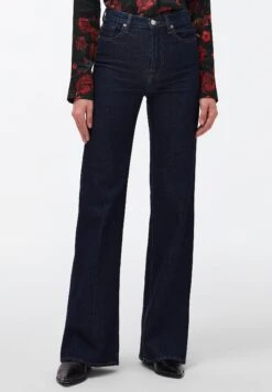 7 For All Mankind MODERN DOJO ROYAL - Jeansy Bootcut - Dark Blue