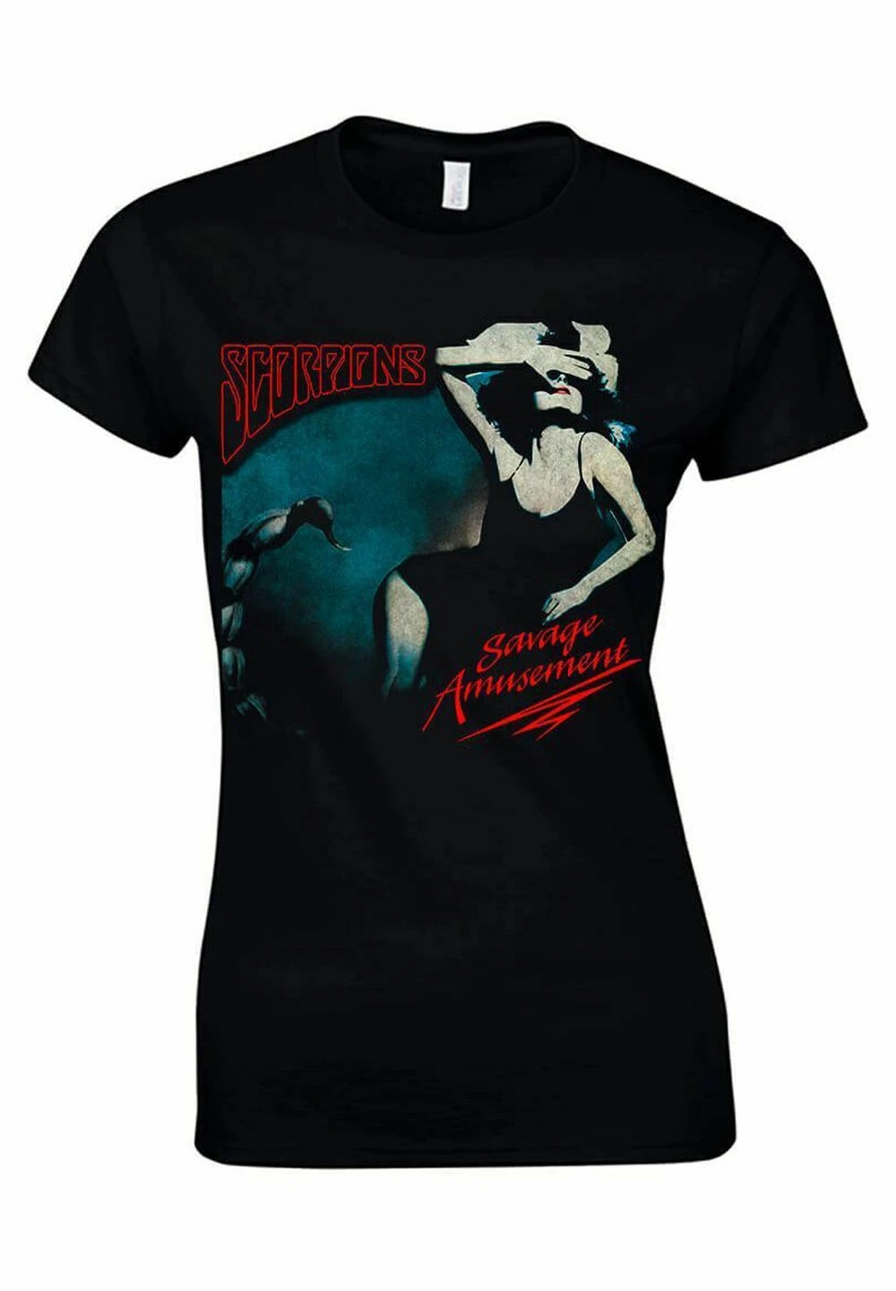SCORPIONS SAVAGE AMUSEMEN - T-shirt Z Nadrukiem - Black 1 SCORPIONS SAVAGE AMUSEMEN - T-shirt Z Nadrukiem - Black