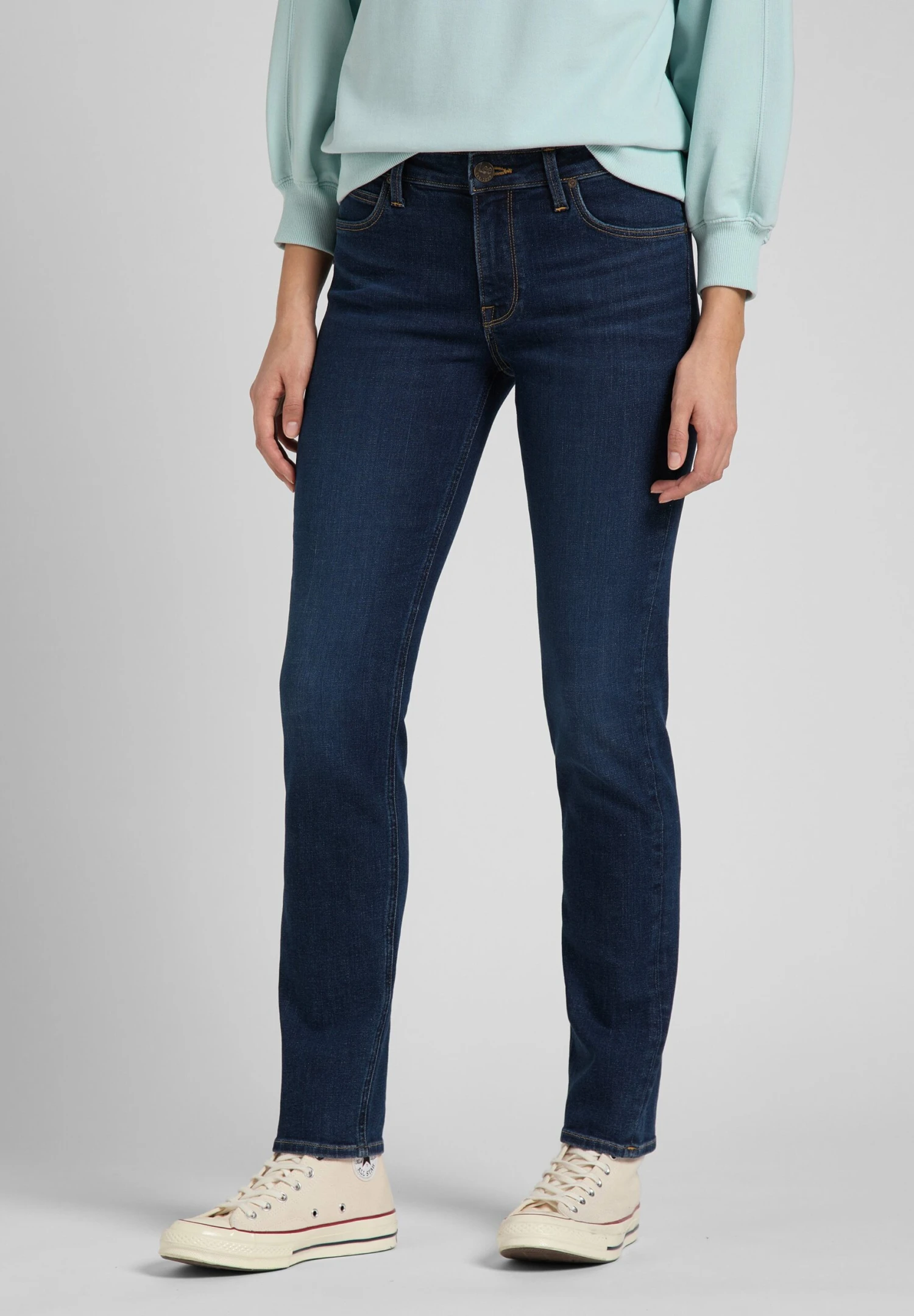 Lee ELLY - Jeansy Slim Fit - Dark Daisy 1 Lee ELLY - Jeansy Slim Fit - Dark Daisy