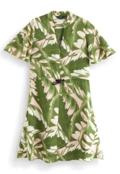 Next SLEEVE STANDARD - Sukienka Letnia - Green Palm Print -Ulla Popken Sklep 75222bcd4fd94583add54f66cfe27350