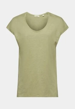 Edc By Esprit MIT U BOOTAUSSCHNITT - T-shirt Basic - Light Khaki -Ulla Popken Sklep 767f71f674b94a95bdd5d3c94c71b149