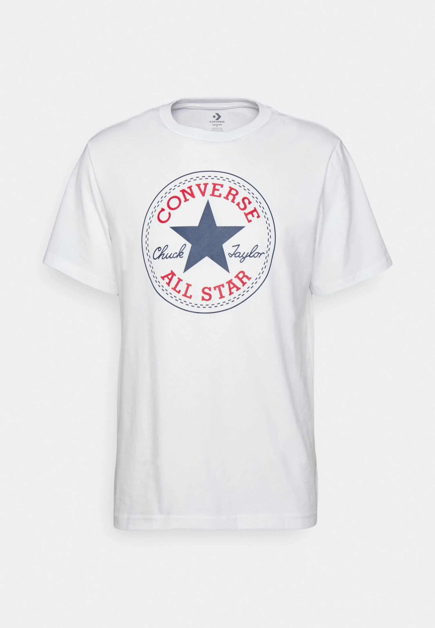 Converse GO TO CHUCK TAYLOR CLASSIC PATCH TEE UNISEX - T-shirt Z Nadrukiem - White 4 Converse GO TO CHUCK TAYLOR CLASSIC PATCH TEE UNISEX - T-shirt Z Nadrukiem - White - obrazek 4