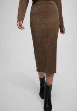 PULL & BEAR SOFT - Spódnica Ołówkowa - Brown