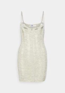 BDG Urban Outfitters LADDERED CAMI DRESS - Sukienka Dzianinowa - Cream -Ulla Popken Sklep 76e6785089a340de8a57c86bec24468c