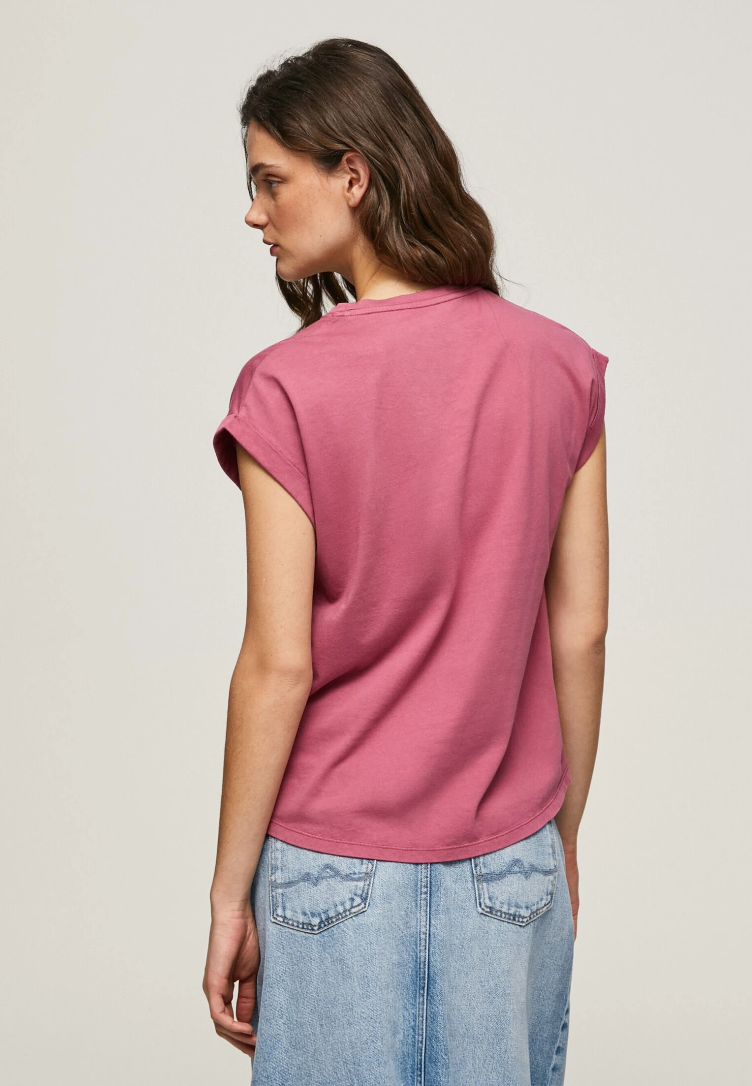 Pepe Jeans LINDA - T-shirt Z Nadrukiem - Dark Blush 3 Pepe Jeans LINDA - T-shirt Z Nadrukiem - Dark Blush - obrazek 3