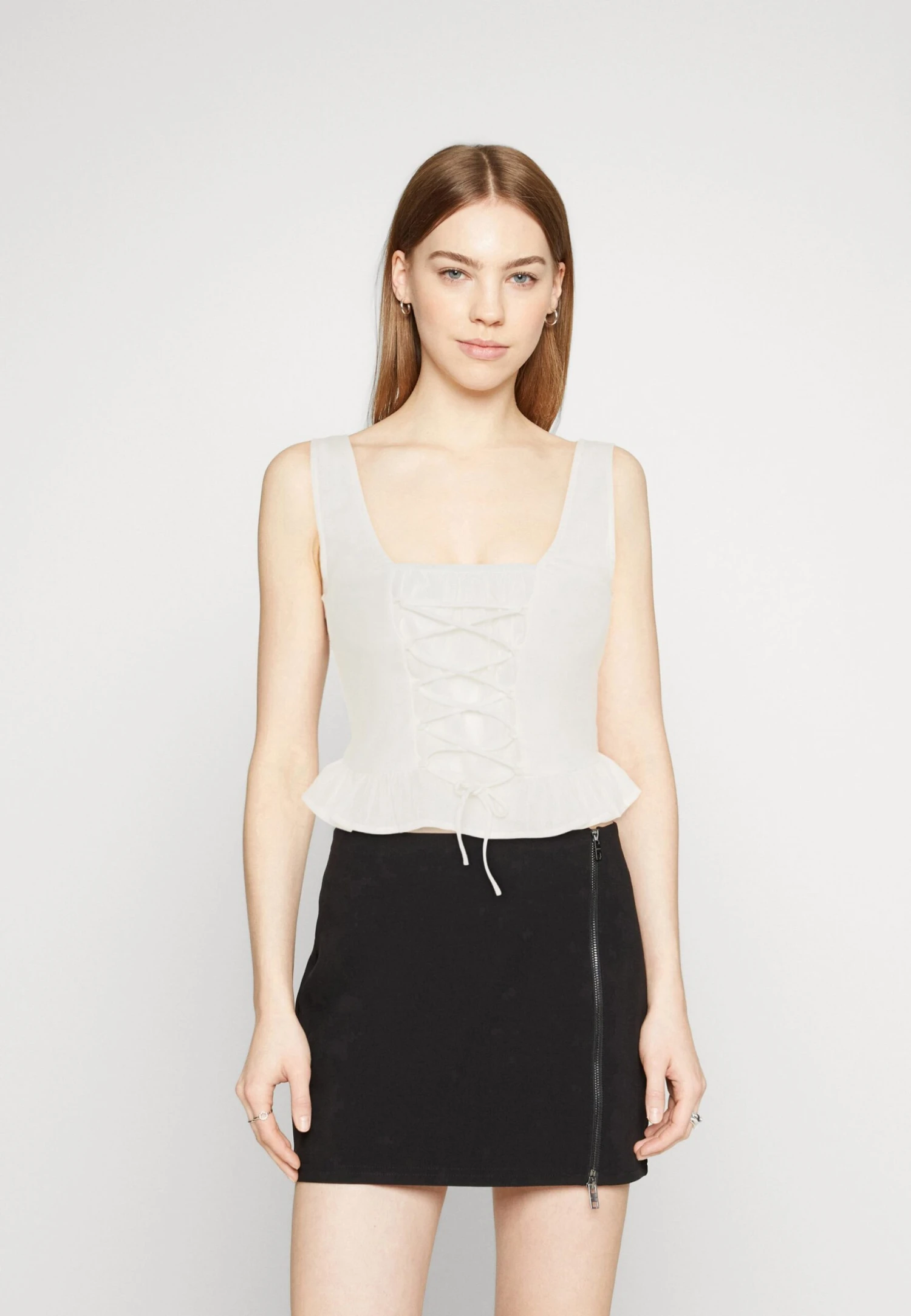Gina Tricot KARITA - Top - Offwhite 1 Gina Tricot KARITA - Top - Offwhite