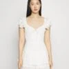 Alice + Olivia HARTFORD BUSTIER ROMPER - Sukienka Letnia - White