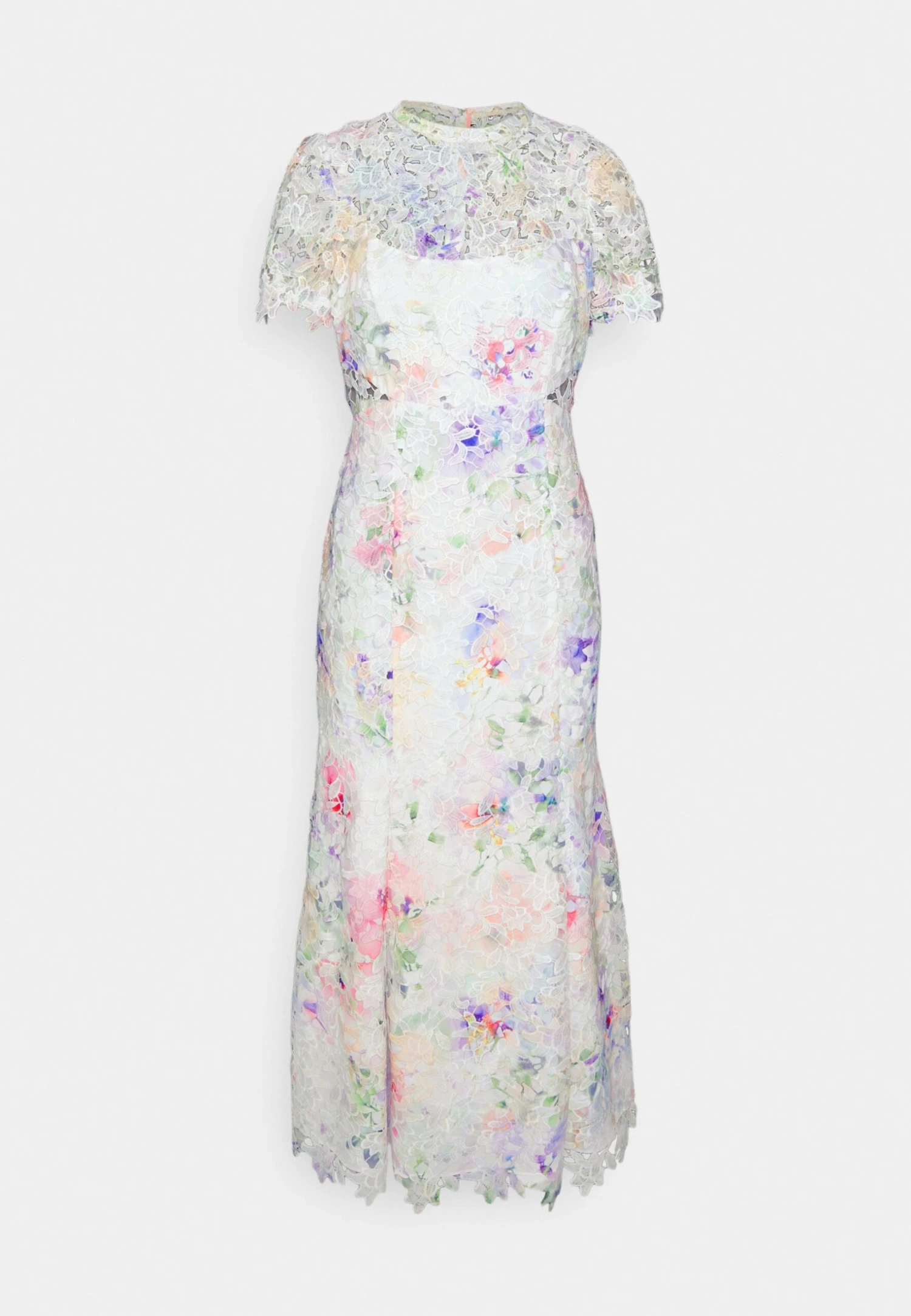 ML Monique Lhuillier JASMINE MIDI DRESS - Sukienka Koktajlowa - Watercolor Bouquet 5 ML Monique Lhuillier JASMINE MIDI DRESS - Sukienka Koktajlowa - Watercolor Bouquet - obrazek 5