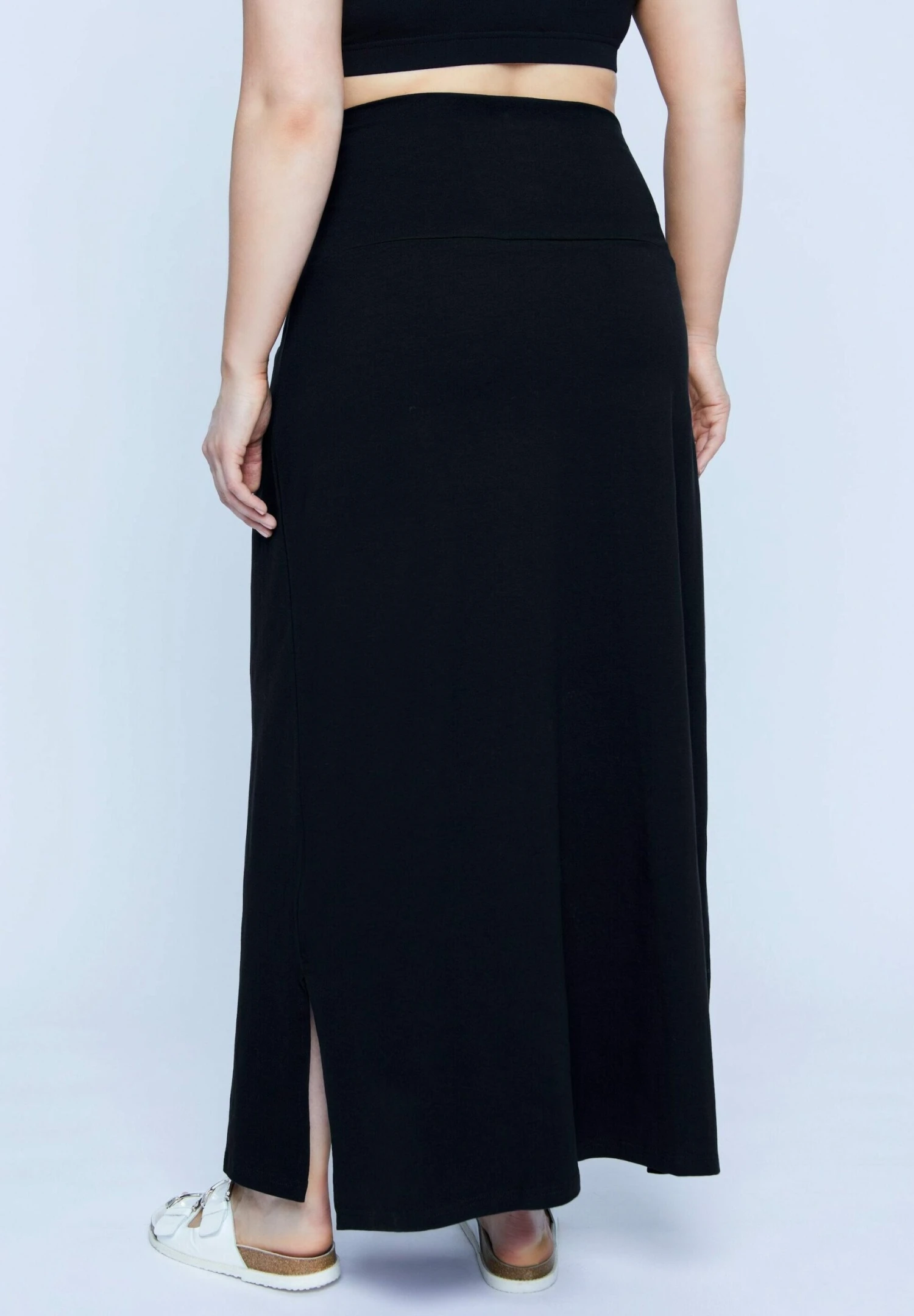 Ulla Popken Długa Spódnica - Marine 2 Ulla Popken Długa Spódnica - Marine - obrazek 2